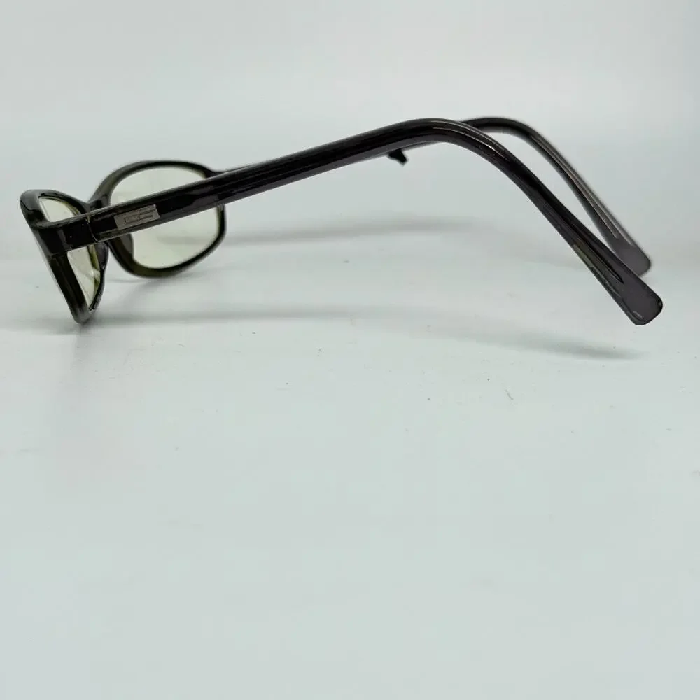 GUCCI GG 1515 ZX8 Eyeglasses Frames Gray Full RIm‎ USed H19050